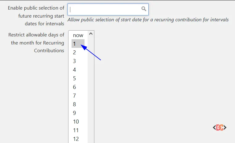 Stripe Recurring Settings