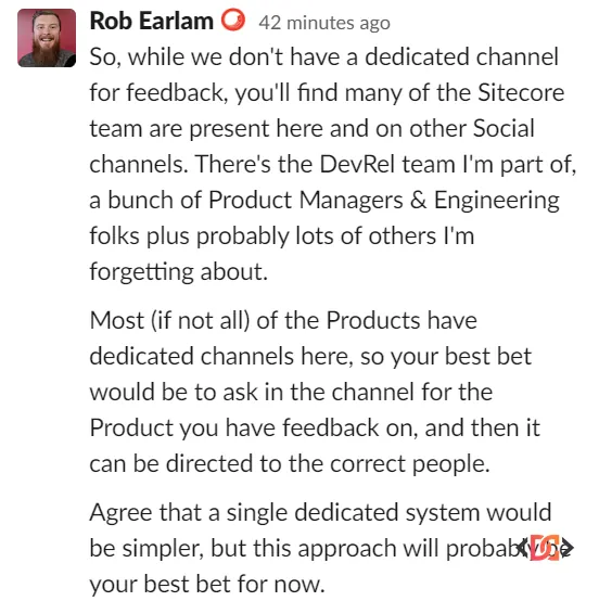 Sitecore Slack Chat