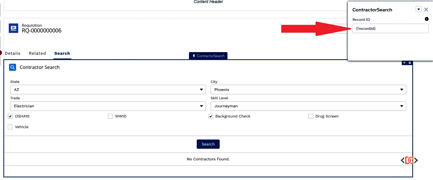 Experience Builder Configuration