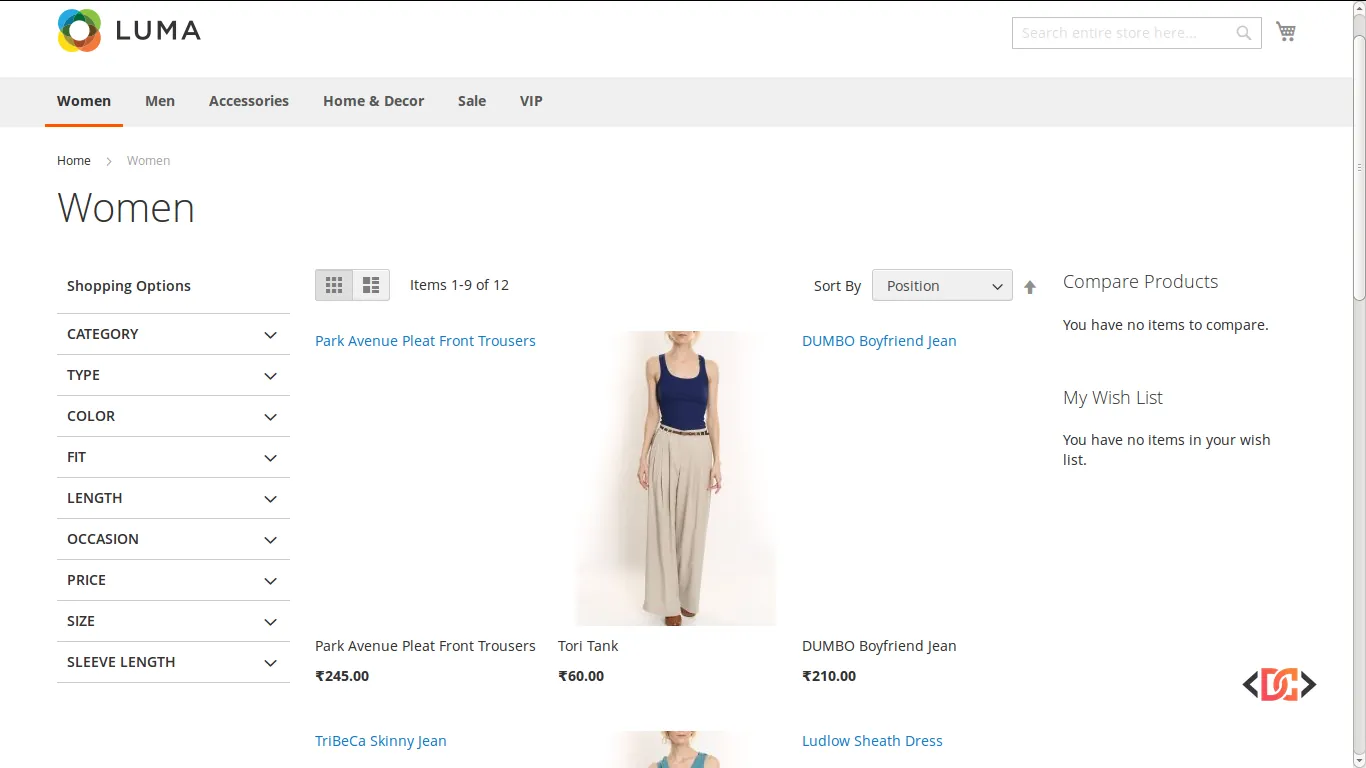 Broken images example
