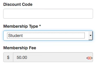 Student Membership Default