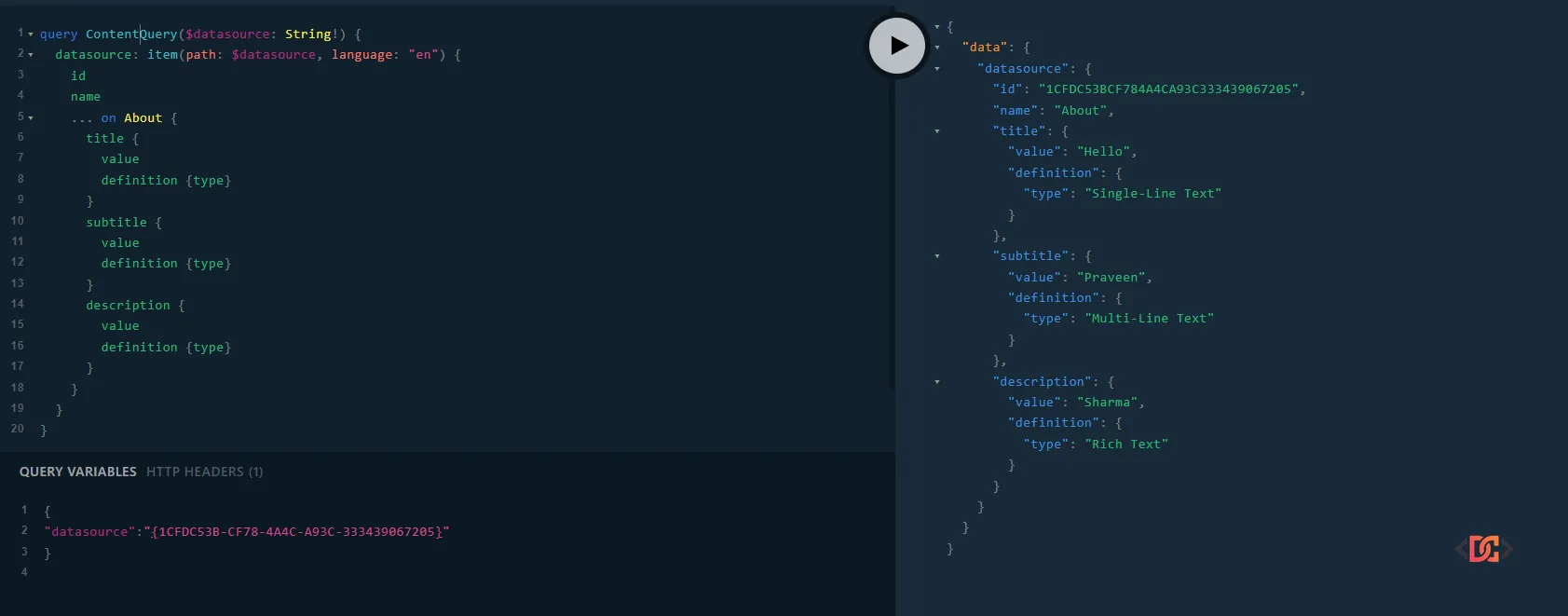 Sitecore GraphQL Field Type Overview